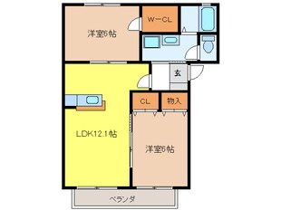 ガーデンヴィラの物件間取画像